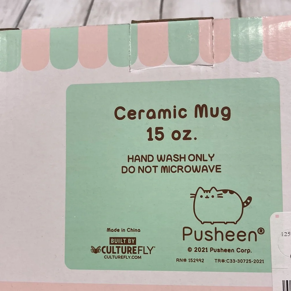 Pusheen Ceramic Mug NWOT - Picture 3 of 5